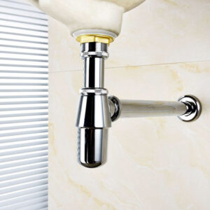 Chrome Bottle Trap Waste Bathroom Basin Sink Pipe K