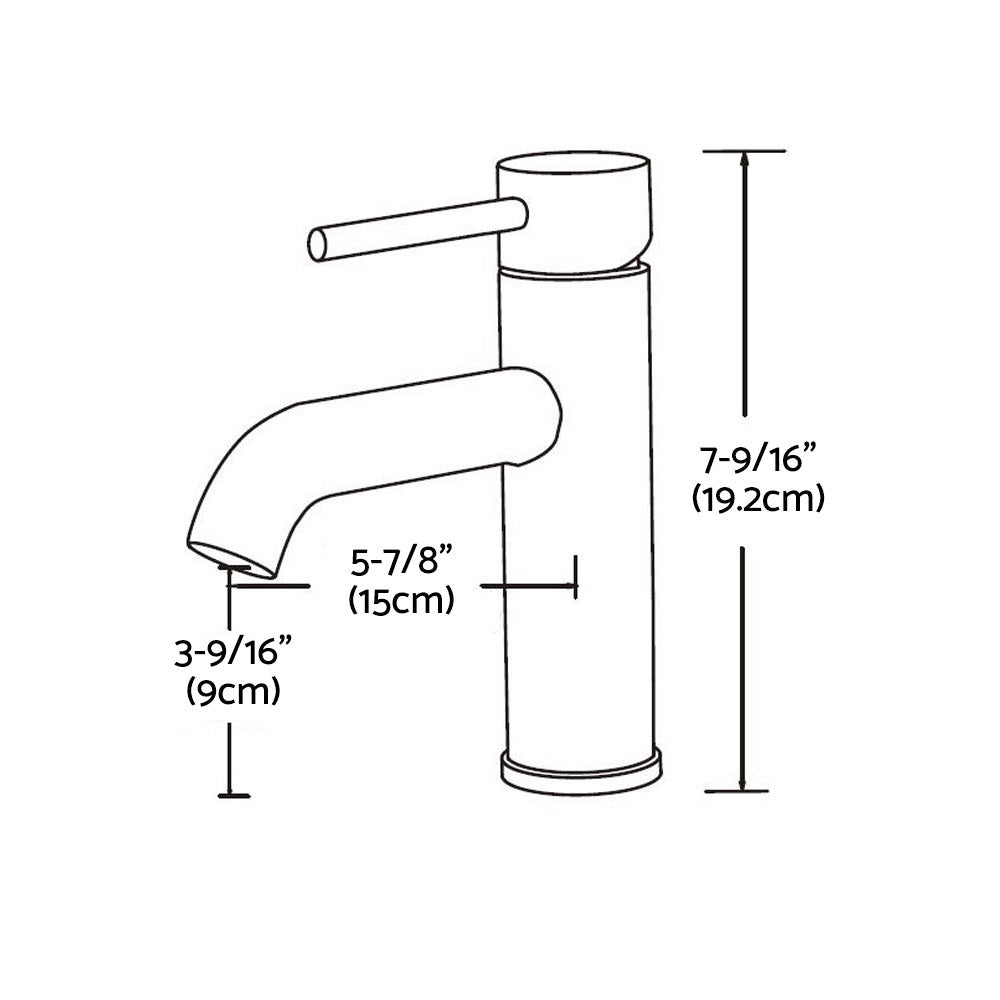 NNEDSZ Basin Mixer Tap Faucet Black - Image 2
