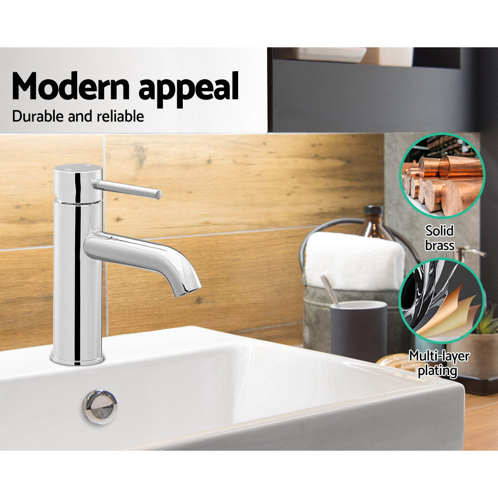 NNEDSZ Basin Mixer Tap Faucet Silver - Image 4