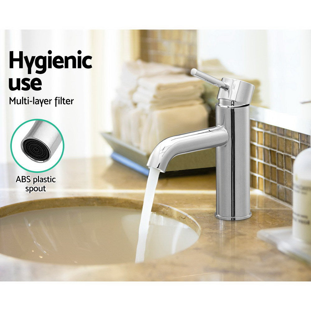 NNEDSZ Basin Mixer Tap Faucet Silver - Image 5