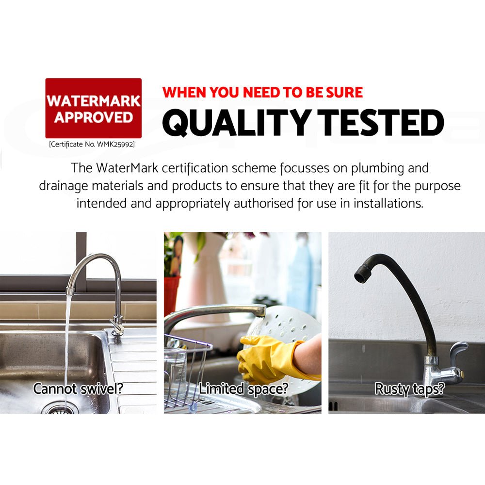 NNEDSZ Basin Mixer Tap - Silver - Image 4