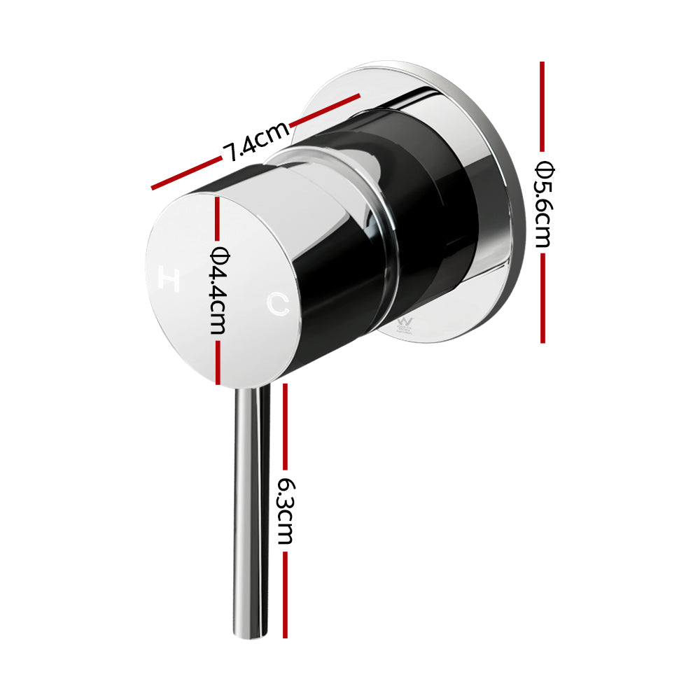 NNEDSZ Cefito Bathroom Mixer Shower Wall Tap Faucet Basin Sink Bathtub Brass Chrome - Image 2