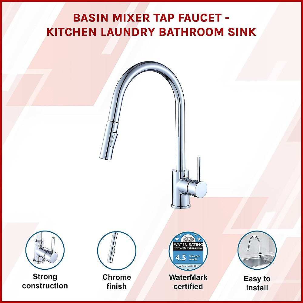 NNEDSZ Basin Mixer Tap Faucet -Kitchen Laundry Bathroom Sink - Image 3