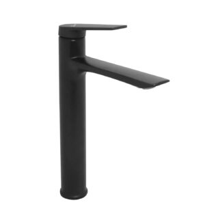 Opera Extended Body Brass Wash Basin Mixer Tap (Black)